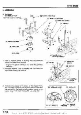 Honda BF15D BF20D Outboard Motors Shop Manual., Page 84