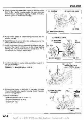 Honda BF15D BF20D Outboard Motors Shop Manual., Page 85