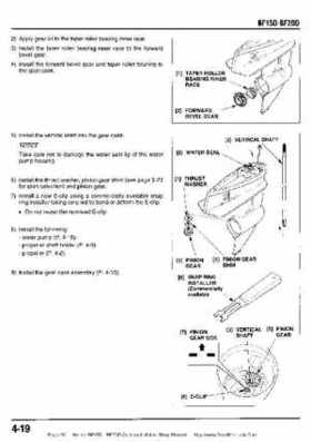 Honda BF15D BF20D Outboard Motors Shop Manual., Page 90