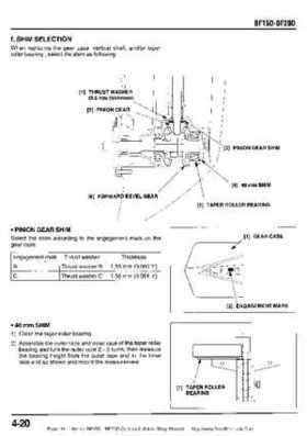 Honda BF15D BF20D Outboard Motors Shop Manual., Page 91