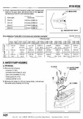 Honda BF15D BF20D Outboard Motors Shop Manual., Page 92