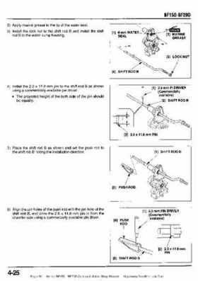 Honda BF15D BF20D Outboard Motors Shop Manual., Page 96
