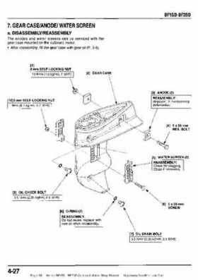 Honda BF15D BF20D Outboard Motors Shop Manual., Page 98