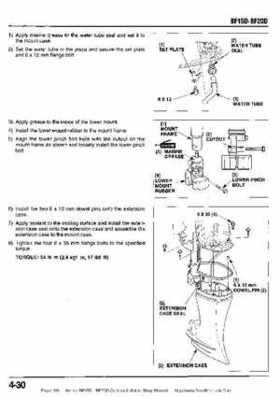Honda BF15D BF20D Outboard Motors Shop Manual., Page 101