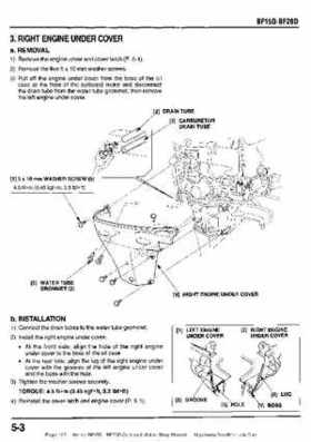 Honda BF15D BF20D Outboard Motors Shop Manual., Page 105