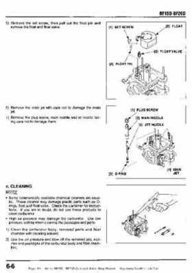Honda BF15D BF20D Outboard Motors Shop Manual., Page 111