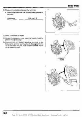 Honda BF15D BF20D Outboard Motors Shop Manual., Page 113