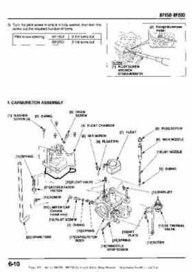Honda BF15D BF20D Outboard Motors Shop Manual., Page 115