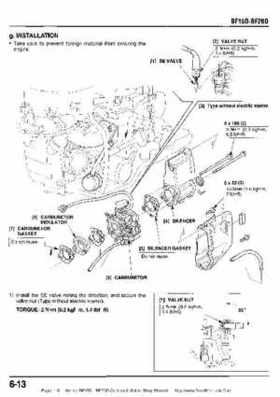 Honda BF15D BF20D Outboard Motors Shop Manual., Page 118