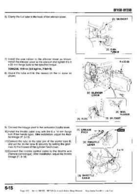 Honda BF15D BF20D Outboard Motors Shop Manual., Page 120