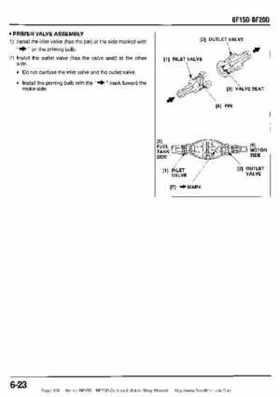 Honda BF15D BF20D Outboard Motors Shop Manual., Page 128