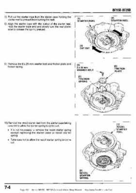 Honda BF15D BF20D Outboard Motors Shop Manual., Page 132