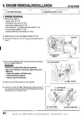 Honda BF15D BF20D Outboard Motors Shop Manual., Page 139
