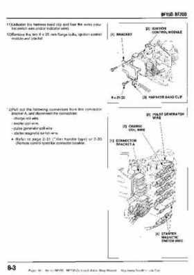 Honda BF15D BF20D Outboard Motors Shop Manual., Page 141