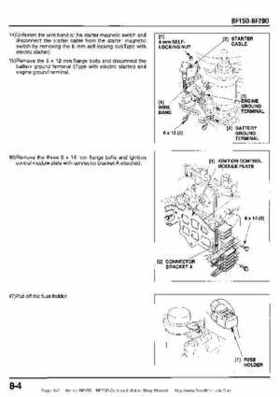 Honda BF15D BF20D Outboard Motors Shop Manual., Page 142