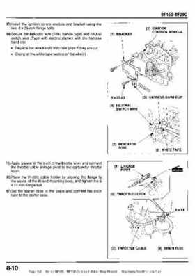 Honda BF15D BF20D Outboard Motors Shop Manual., Page 148