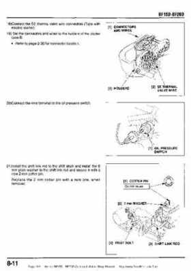 Honda BF15D BF20D Outboard Motors Shop Manual., Page 149