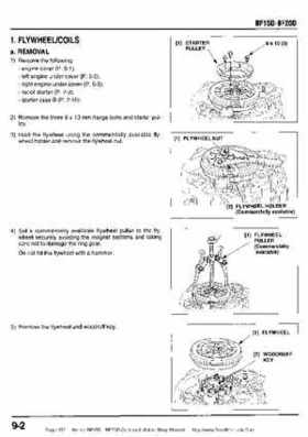 Honda BF15D BF20D Outboard Motors Shop Manual., Page 152