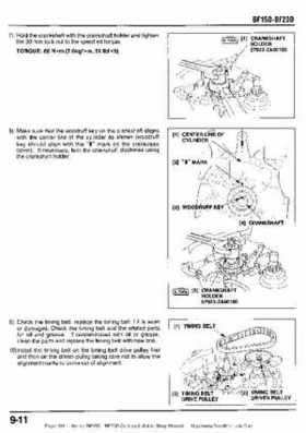 Honda BF15D BF20D Outboard Motors Shop Manual., Page 161