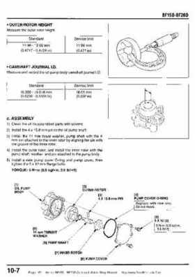 Honda BF15D BF20D Outboard Motors Shop Manual., Page 169