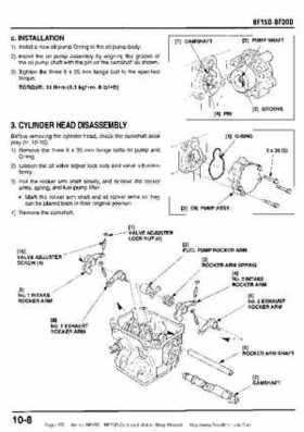 Honda BF15D BF20D Outboard Motors Shop Manual., Page 170