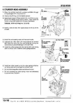 Honda BF15D BF20D Outboard Motors Shop Manual., Page 178