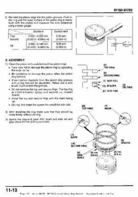 Honda BF15D BF20D Outboard Motors Shop Manual., Page 195