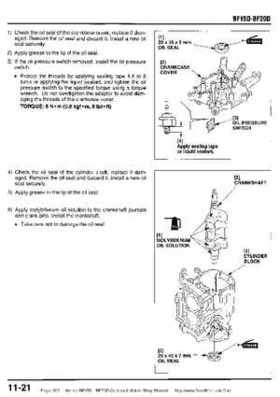 Honda BF15D BF20D Outboard Motors Shop Manual., Page 203