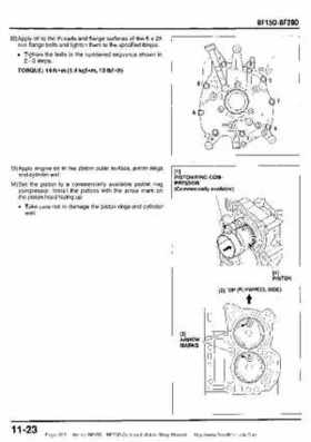 Honda BF15D BF20D Outboard Motors Shop Manual., Page 205