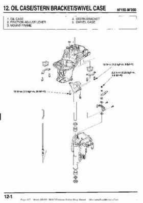 Honda BF15D BF20D Outboard Motors Shop Manual., Page 207