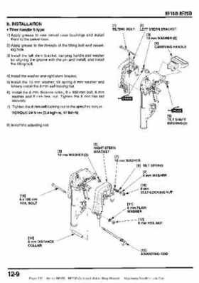 Honda BF15D BF20D Outboard Motors Shop Manual., Page 215