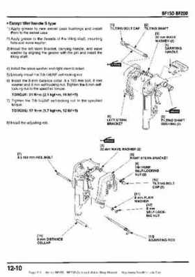 Honda BF15D BF20D Outboard Motors Shop Manual., Page 216