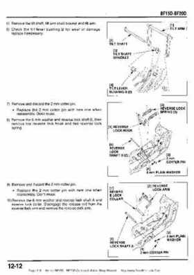Honda BF15D BF20D Outboard Motors Shop Manual., Page 218