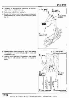 Honda BF15D BF20D Outboard Motors Shop Manual., Page 221