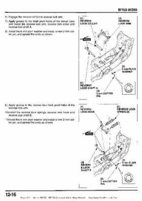 Honda BF15D BF20D Outboard Motors Shop Manual., Page 222