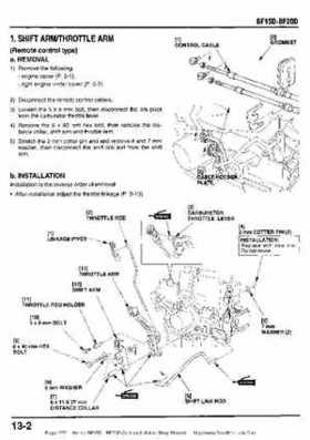 Honda BF15D BF20D Outboard Motors Shop Manual., Page 227