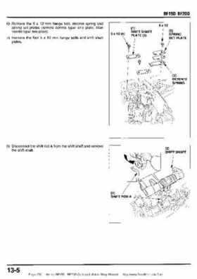 Honda BF15D BF20D Outboard Motors Shop Manual., Page 230