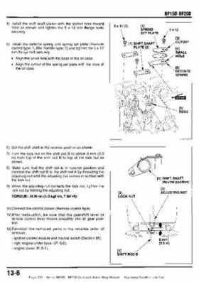 Honda BF15D BF20D Outboard Motors Shop Manual., Page 233
