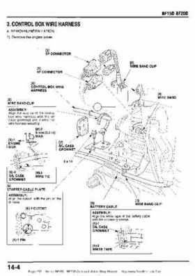 Honda BF15D BF20D Outboard Motors Shop Manual., Page 237