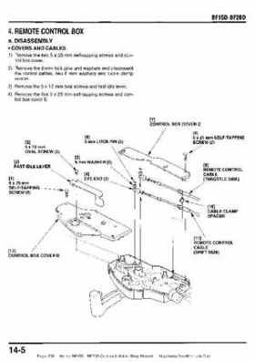 Honda BF15D BF20D Outboard Motors Shop Manual., Page 238