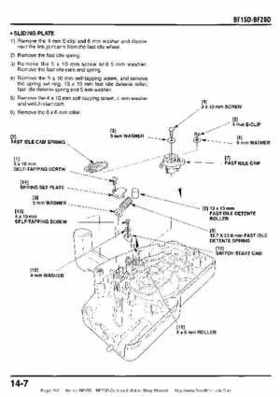 Honda BF15D BF20D Outboard Motors Shop Manual., Page 240