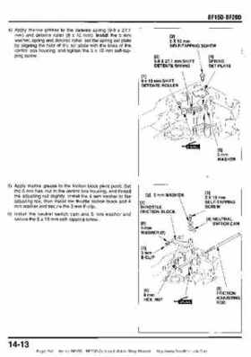 Honda BF15D BF20D Outboard Motors Shop Manual., Page 246