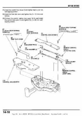 Honda BF15D BF20D Outboard Motors Shop Manual., Page 251