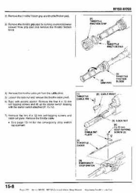 Honda BF15D BF20D Outboard Motors Shop Manual., Page 259