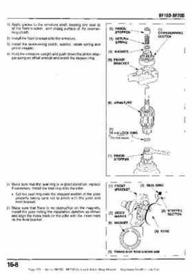 Honda BF15D BF20D Outboard Motors Shop Manual., Page 271