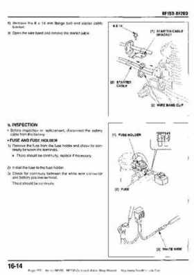 Honda BF15D BF20D Outboard Motors Shop Manual., Page 277