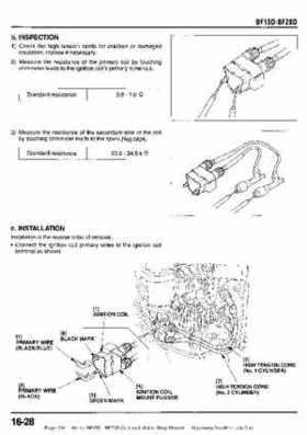 Honda BF15D BF20D Outboard Motors Shop Manual., Page 291