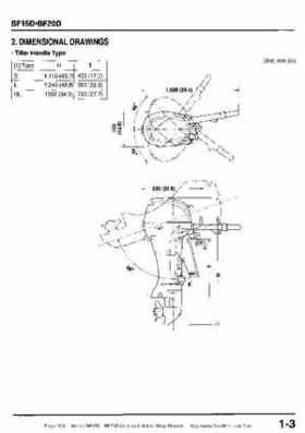 Honda BF15D BF20D Outboard Motors Shop Manual., Page 304