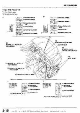 Honda BF15D BF20D Outboard Motors Shop Manual., Page 320
