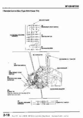 Honda BF15D BF20D Outboard Motors Shop Manual., Page 323